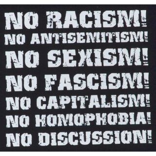 Girly - No Racism! No Antisemitism! No Sexism! S