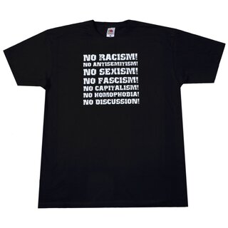 T-Shirt - No Racism! No Antisemitism! No Sexism!