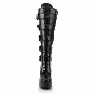 Pleaser - Electra-2042 - Kunstleder - schwarz 38