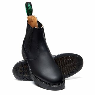 Solovair - Chelsea Boot - Dealer Boot - black greasy  6,5 = 40