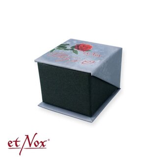 etNox - Edelstahlring - Story of O - schwarz - 8  mm 65