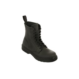 Boots & Braces - 8-Loch - easy - Basic - matt schwarz 4 = 38