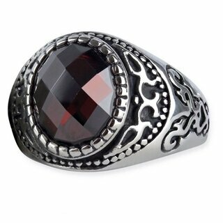 etNox - Edelstahlring - Bohemian Crystal 59