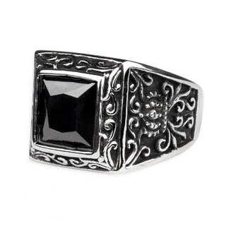 etNox - Edelstahlring - Royal Beauty  65