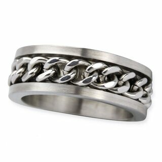 etNox - Edelstahlring - Mesh Steel Ring 65