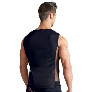 Tank Top - geschn�rt mit Netzseins�tzen 2XL