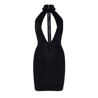 Leg Avenue - Dress with zipper back detail - schwarz