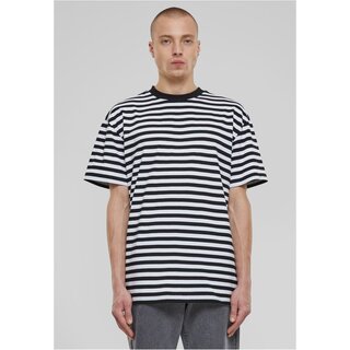 Urban Classics -  Regular Stripe Tee - schwarz/wei