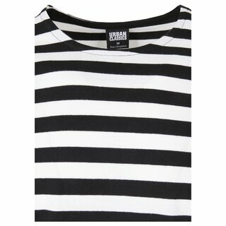 Urban Classics - Regular Stripe LS - schwarz/wei L
