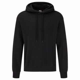 Fruit of the Loom - Classic Hooded Basic Sweat - schwarz S