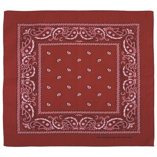 Bandana - 55 x 55cm navyblau - dunkelblau - Paisley