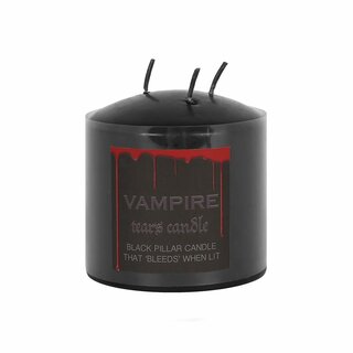 Blutkerze - Vampire Tears Candle - 7,5 cm - schwarz/rot