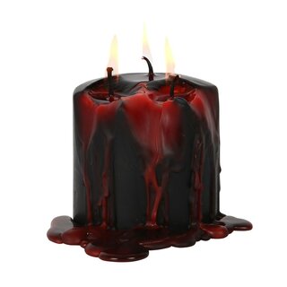 Blutkerze - Vampire Tears Candle - 7,5 cm - schwarz/rot
