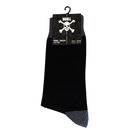 Socken - Strümpfe - schwarz/grau