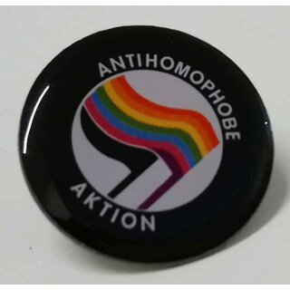 Metallpin Antihomophobe Aktion