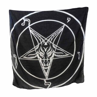 Black Sinner - Halstuch - Baumwolltuch  Pentagramm