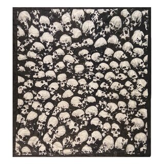 Black Sinner - Halstuch - Baumwolltuch  Grave Skulls