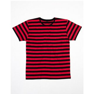 Mantis - T-Shirt  - schwarz/rot gestreift XL