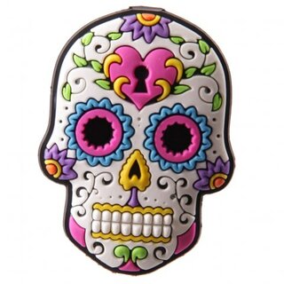 Magnet - K�hlschrankmagnet - Tag der Toten wei� mit Kreuz