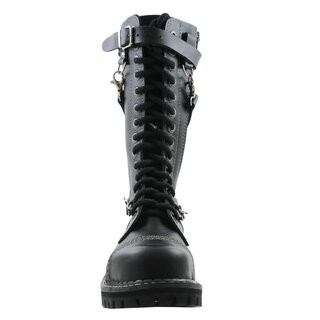 Angry Itch - 14-Loch - 3-Straps - schwarz 42