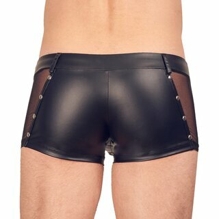 Svenjoyment - Short mit Netzeinsatz und Nieten 2XL