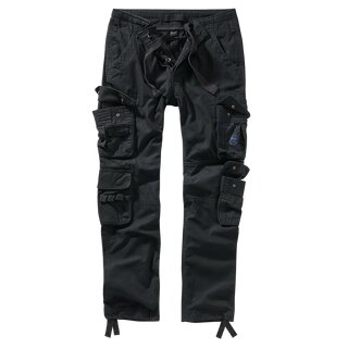 Brandit - Pure Slim Fit Trouser - schwarz