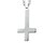 etNox - Edelstahl - big plain cross - upside down
