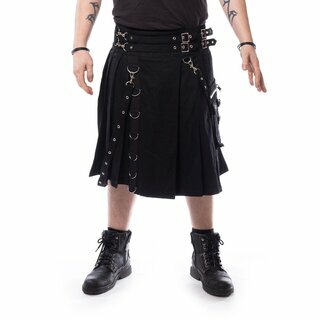 Chemical Black - Calle Kilt - schwarz M