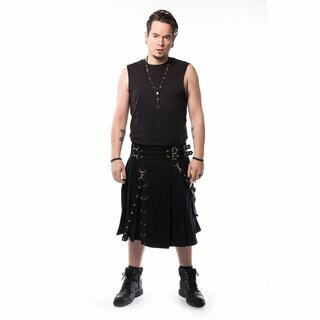 Chemical Black - Calle Kilt - schwarz M