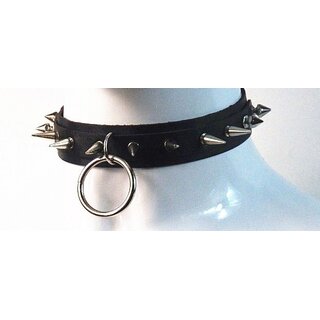 Halsband - Killernieten und Ring