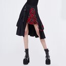 Devil Fashion - Half Plaid Skirt