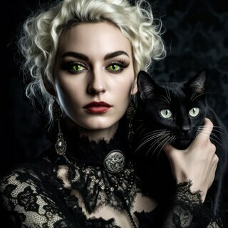 Aricona - Jahreslinsen - Katzenaugen Glowing cat