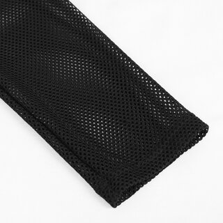 Devil Fashion - Basic Net Top Long Sleeve  L