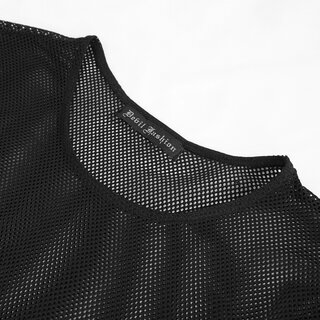 Devil Fashion - Basic Net Top Long Sleeve  2XL