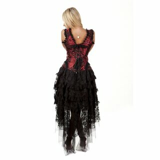 Burleska - Ophelie corset dress - red king brocade 3XL (34)