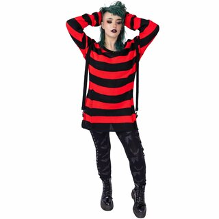 Hearless - Oriana Jumper - schwarz/rot