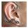 etNox - Designer-Ohrring - Schlange