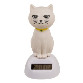 Solarfigur - Katze wei�