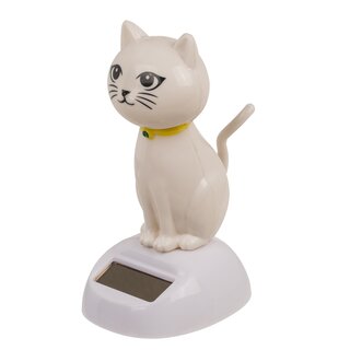 Solarfigur - Katze wei�
