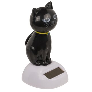 Solarfigur - Katze wei�
