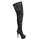 Erogance - Overknee Stiefel - D3063 - Kunstleder - schwarz