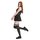 Banned - Dark Doll Mini Skirt - schwarz
