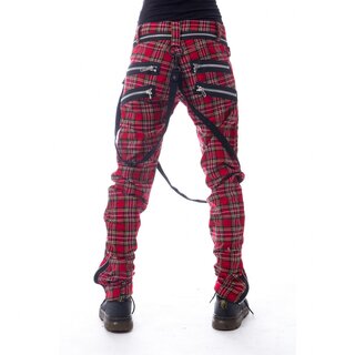 VixXsin - Vincent Pants - red tartan 30/32