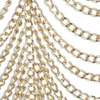 Body chain  - lang silber