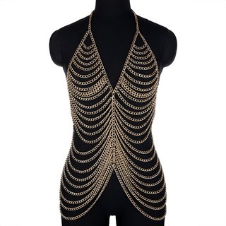 Body chain  - lang gold