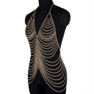 Body chain  - lang gold
