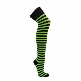 SOCKS4FUN - Overknees lila/schwarz