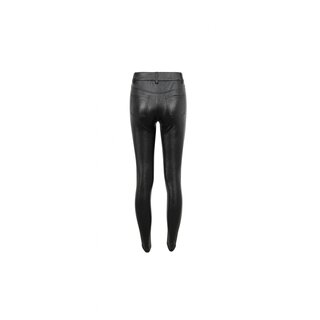 Devil Fashion - Diamond shaped thigh laced up pants XL