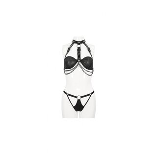 Devil Fashion - Sexy halter neck suit M/L