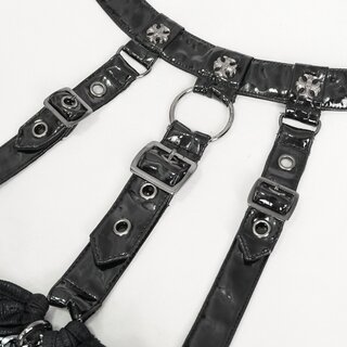 Devil Fashion - Sexy halter neck suit M/L